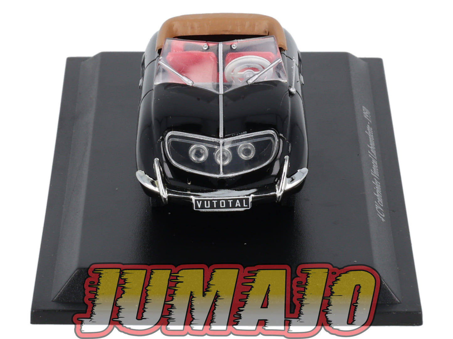 4CV31 Voiture 1/43 Eligor RENAULT 4 CV Cabriolet Vutotal Labourdette 1950