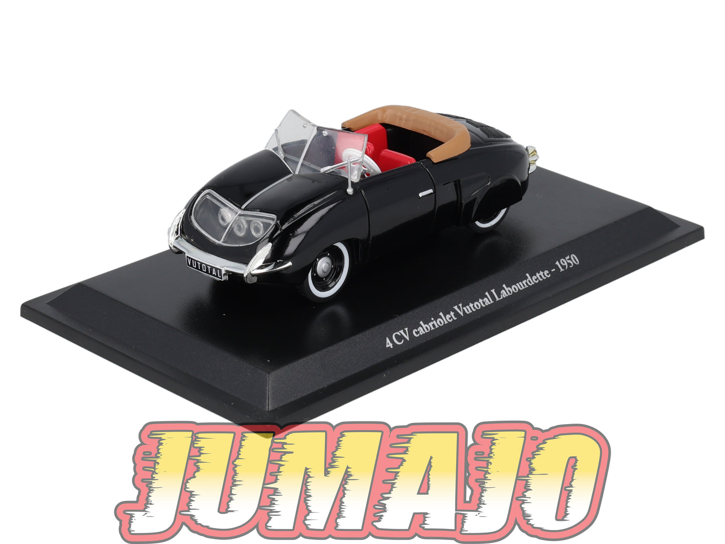 4CV31 Voiture 1/43 Eligor RENAULT 4 CV Cabriolet Vutotal Labourdette 1950