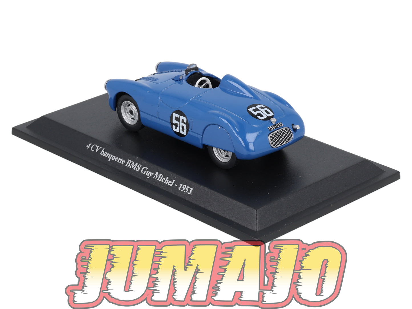 4CV35 Voiture 1/43 Eligor RENAULT 4 CV Barquette BMS Guy Michel 1953 #56