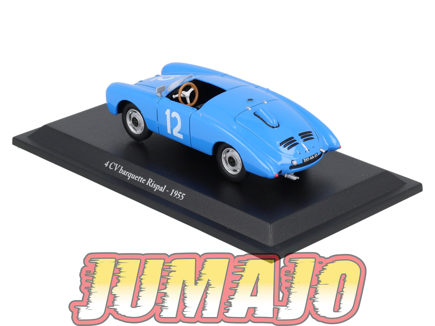 4CV38 Voiture 1/43 Eligor RENAULT 4 CV Barquette Rispal 1955 #12