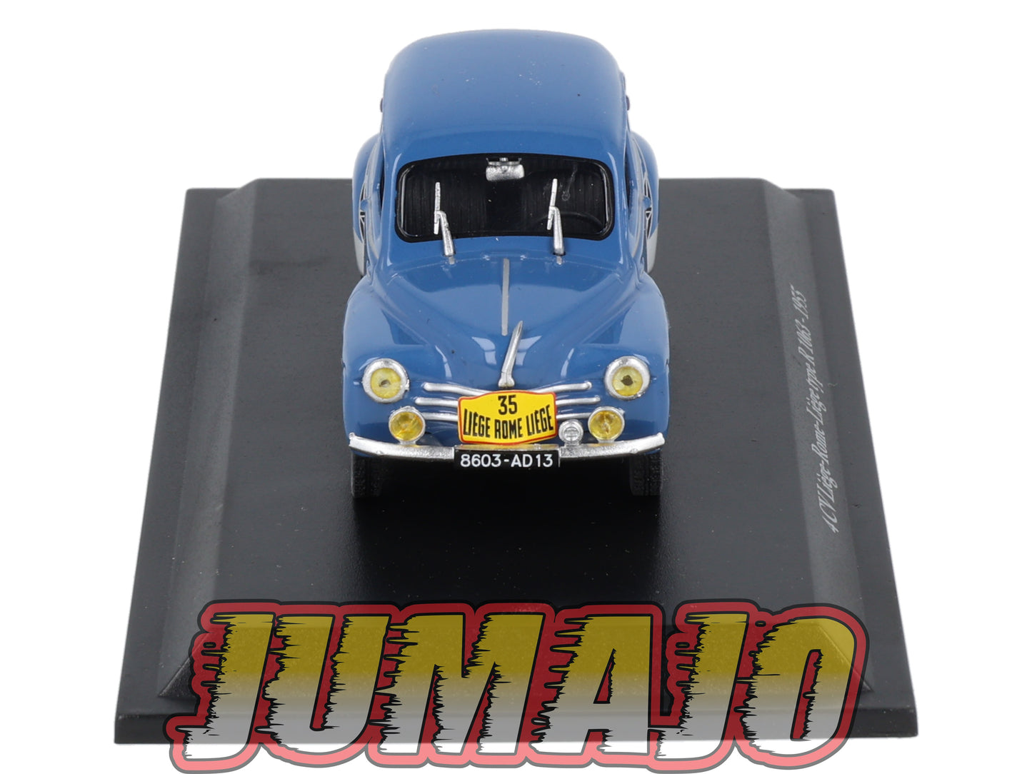 4CV42 Voiture 1/43 Eligor RENAULT 4 CV Liège-Rome-Liège type R 1063 1955