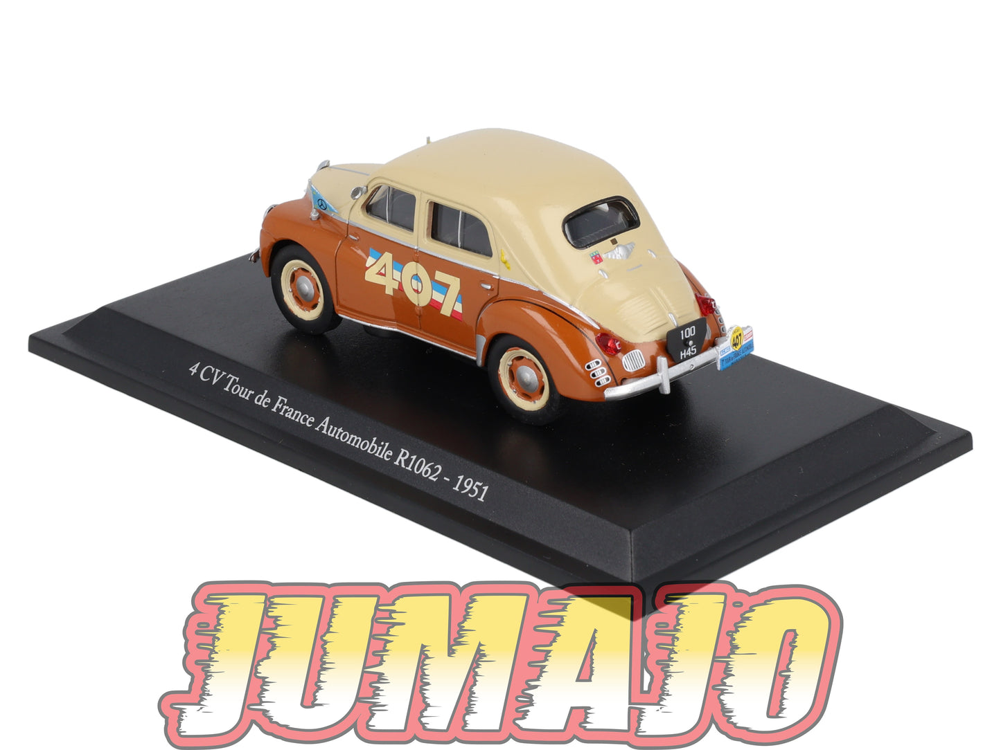 4CV43 Voiture 1/43 Eligor RENAULT 4 CV Tour de France Automobile R1062 1951