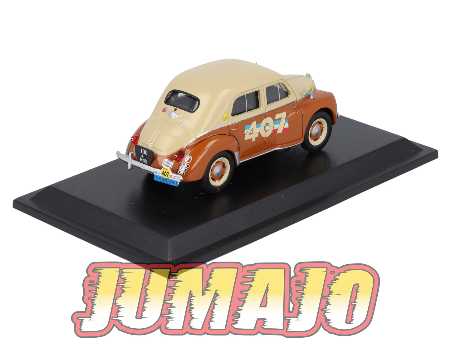 4CV43 Voiture 1/43 Eligor RENAULT 4 CV Tour de France Automobile R1062 1951