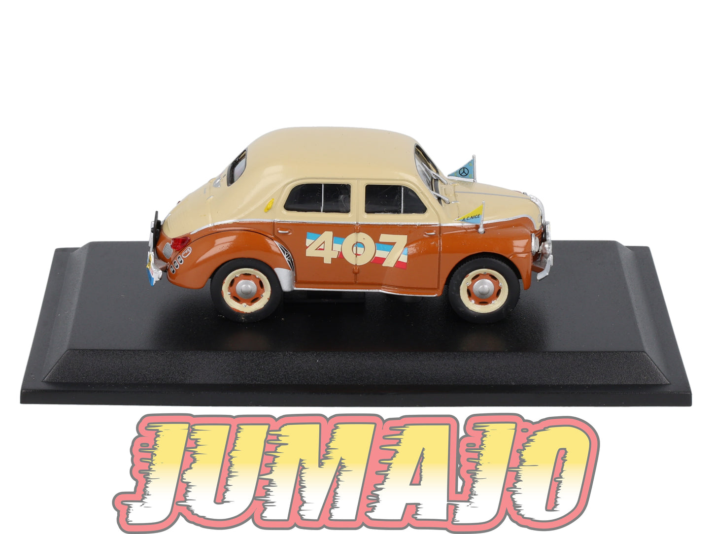 4CV43 Voiture 1/43 Eligor RENAULT 4 CV Tour de France Automobile R1062 1951