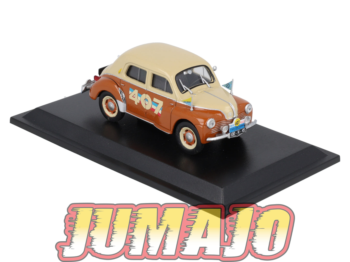 4CV43 Voiture 1/43 Eligor RENAULT 4 CV Tour de France Automobile R1062 1951