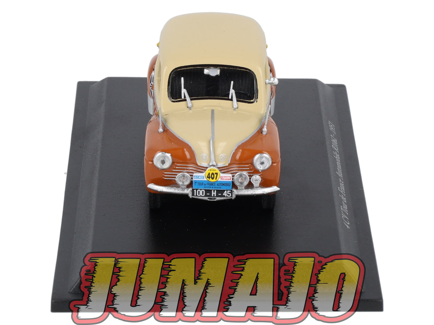 4CV43 Voiture 1/43 Eligor RENAULT 4 CV Tour de France Automobile R1062 1951