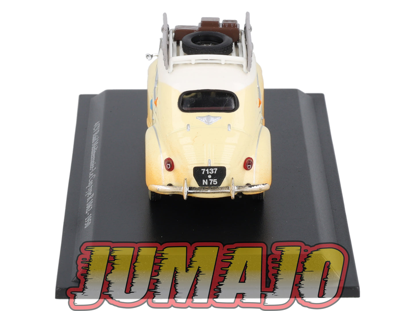 4CV5 Voiture 1/43 Eligor RENAULT 4 CV Raid Méditerranée-Le Cap Type R 1062 1950