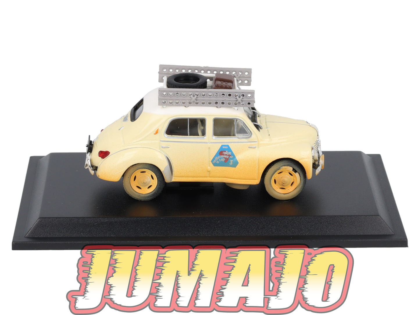 4CV5 Voiture 1/43 Eligor RENAULT 4 CV Raid Méditerranée-Le Cap Type R 1062 1950