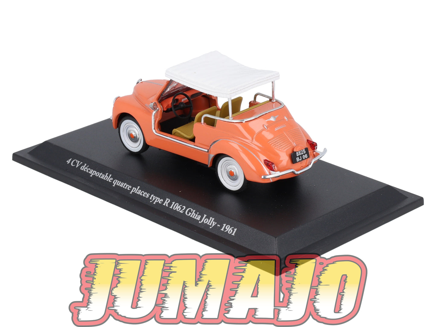 4CV7 Voiture 1/43 Eligor RENAULT 4 CV Décapotable 4 places Type R 1062 Ghia Jolly 1961