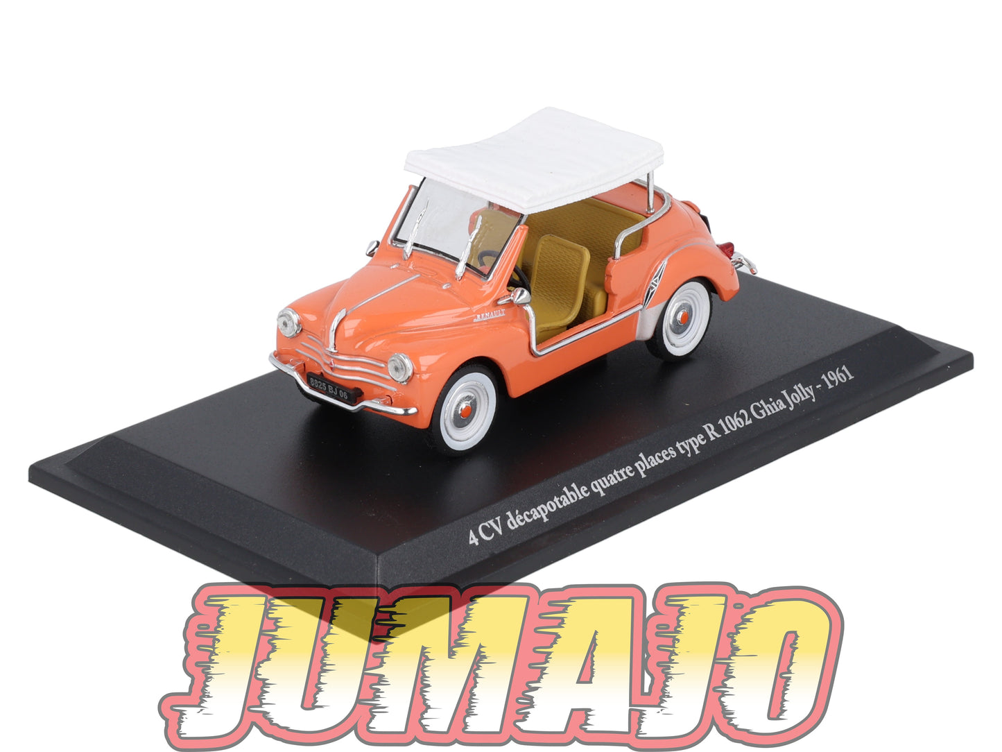 4CV7 Voiture 1/43 Eligor RENAULT 4 CV Décapotable 4 places Type R 1062 Ghia Jolly 1961