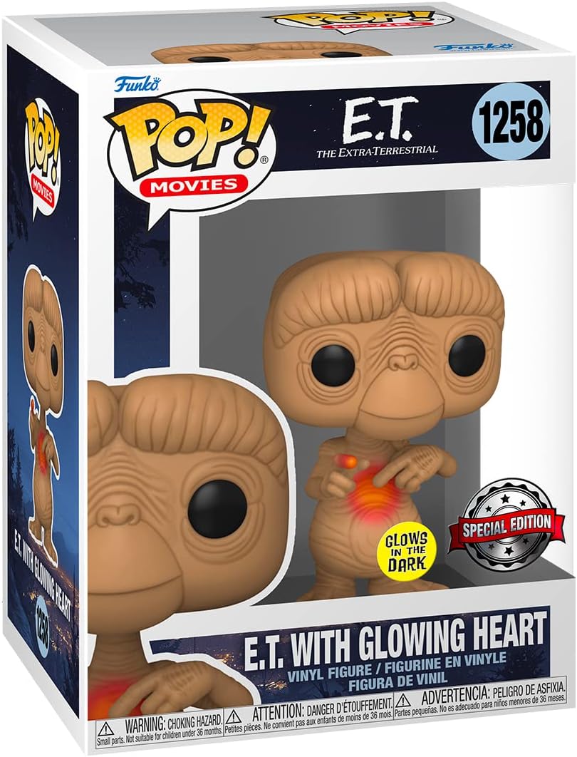 POP157 Figurine Vinyl FUNKO POP E.T. : E.T. with Glowing Heart #1258 GITD SE