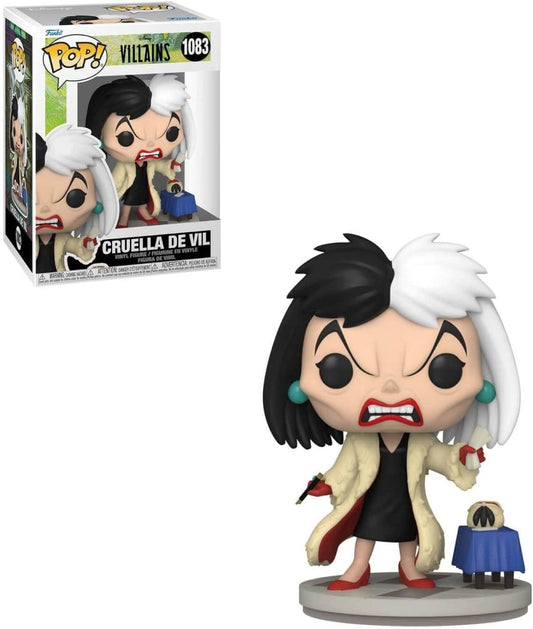 POP60 Figurine Vinyl FUNKO POP Disney Villains : Cruella De Vil #1083