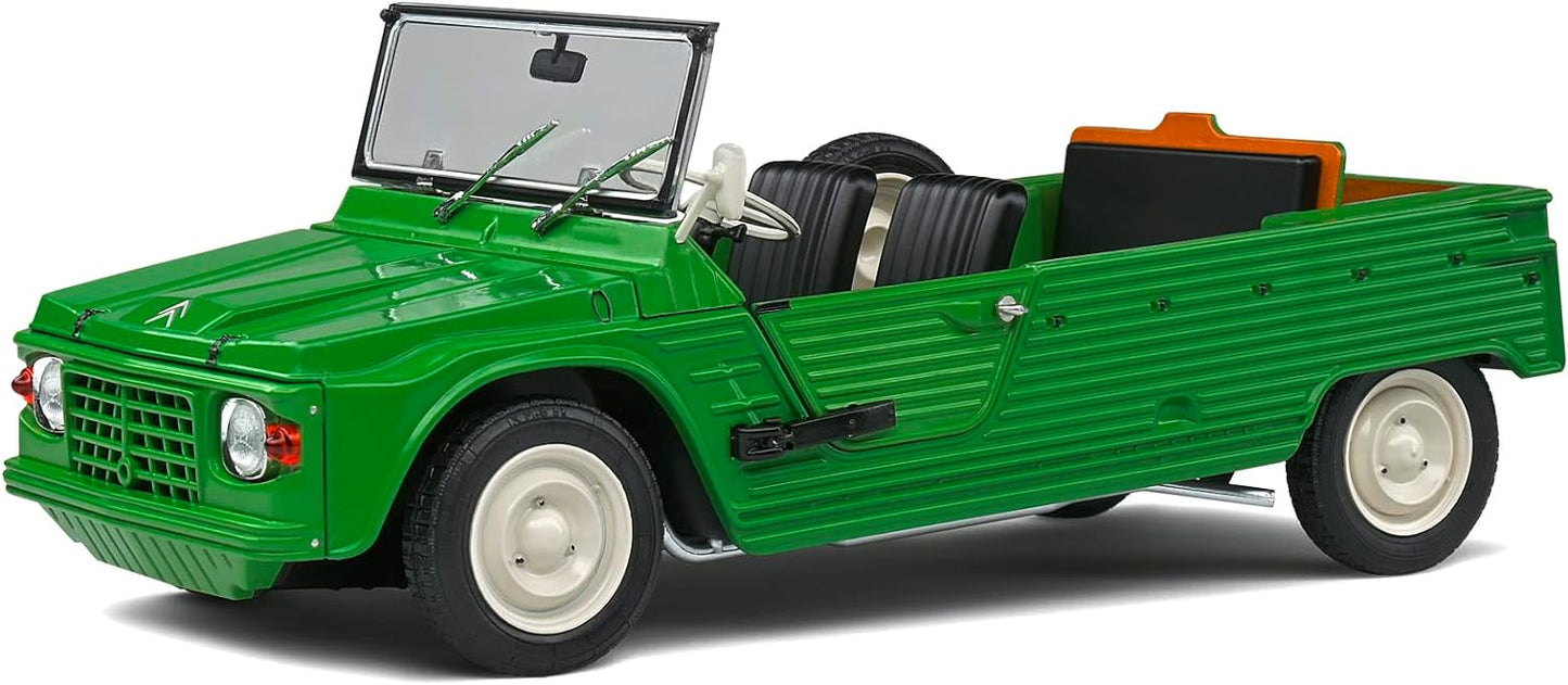 DH202 Voiture 1/18 SOLIDO : Citroën Mehari MK1 Verte 1969