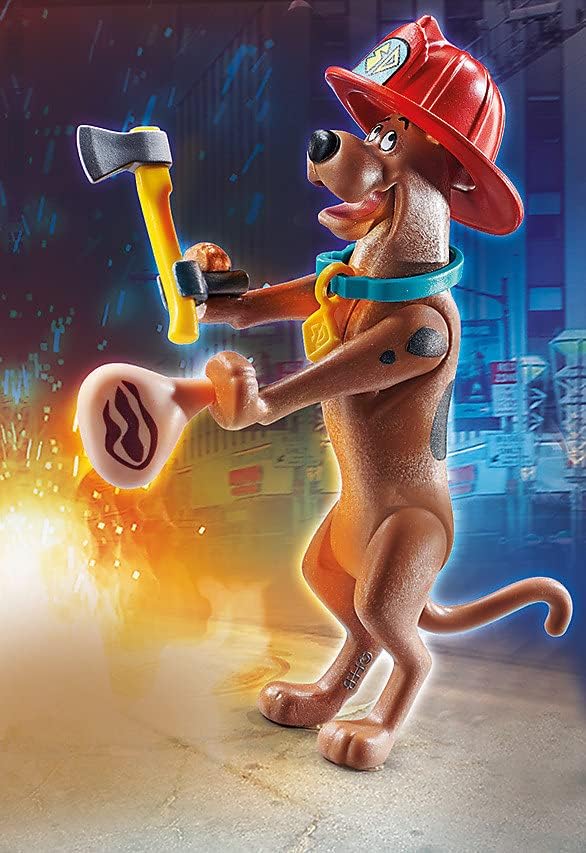 PLY18 PLAYMOBIL Scooby-Doo 70712 Pompier