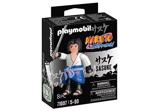 PLY101 Figurine PLAYMOBIL Naruto Shippuden : Sasuke 71097