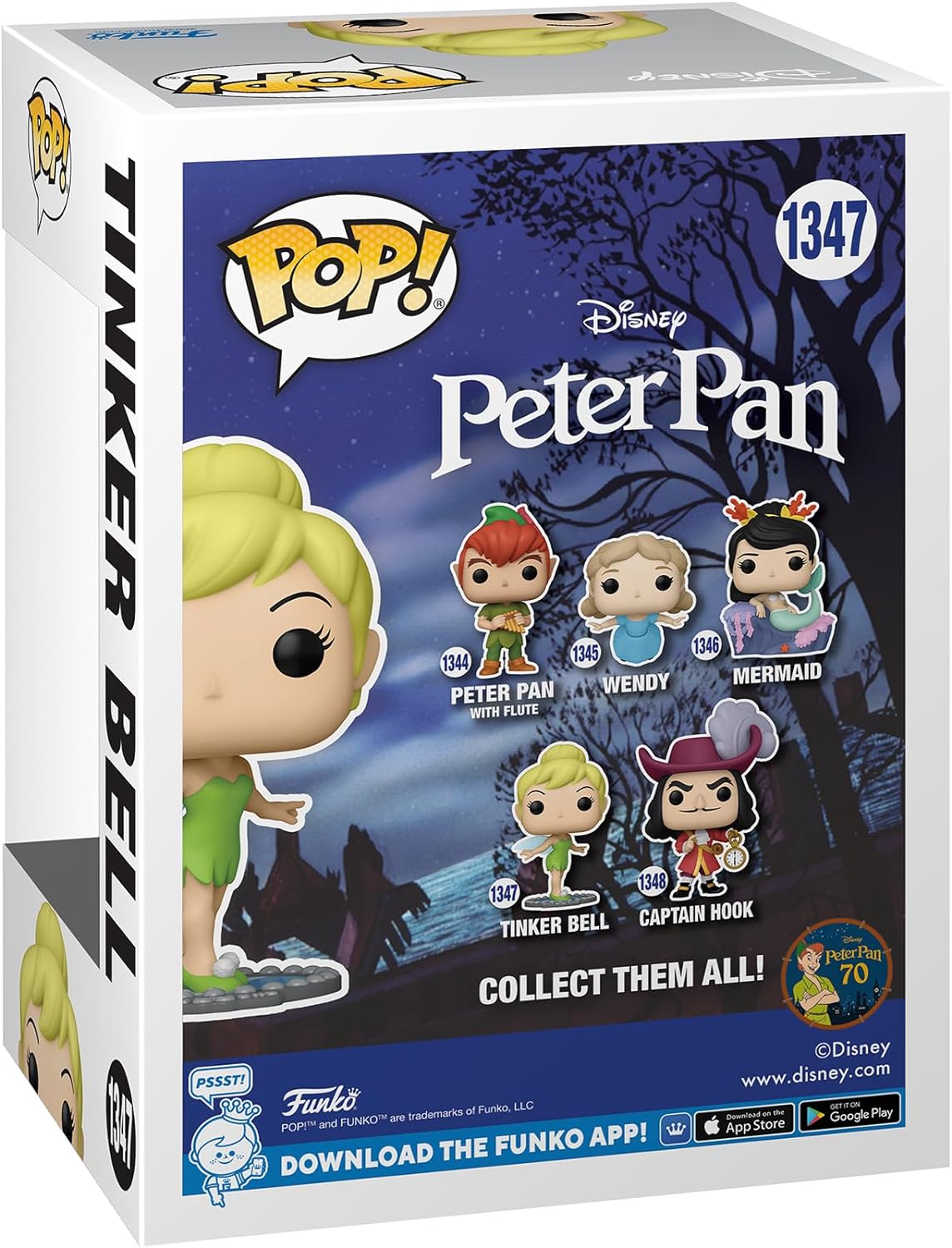 POP163 Figurine Vinyl FUNKO POP Disney Peter Pan : Tinker Bell #1347