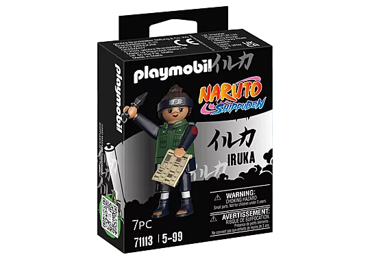 PLY119 Figurine PLAYMOBIL Naruto Shippuden : Iruka 71113