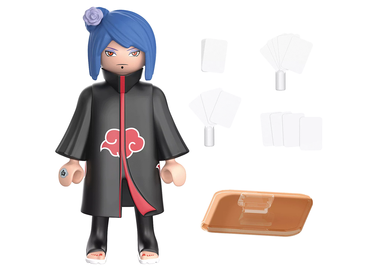 PLY144 Figurine PLAYMOBIL Naruto Shippuden : Konan 71560