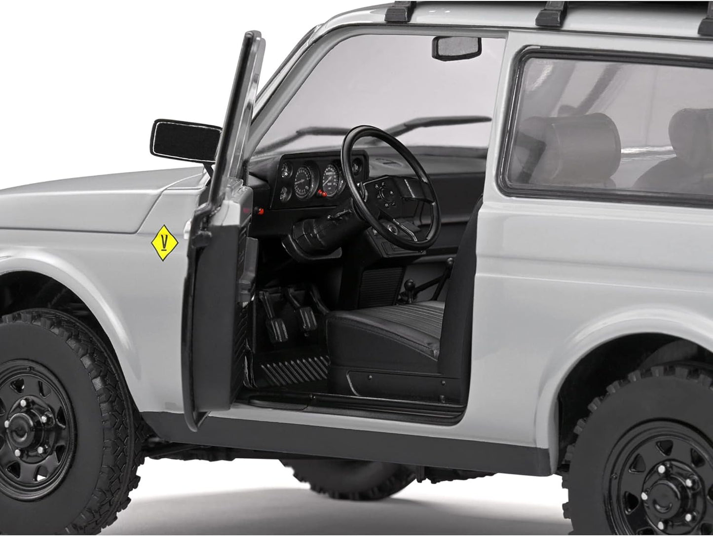 DH302 Voiture 1/18 SOLIDO : Lada Niva Vlada 1980 Vagabund Moto