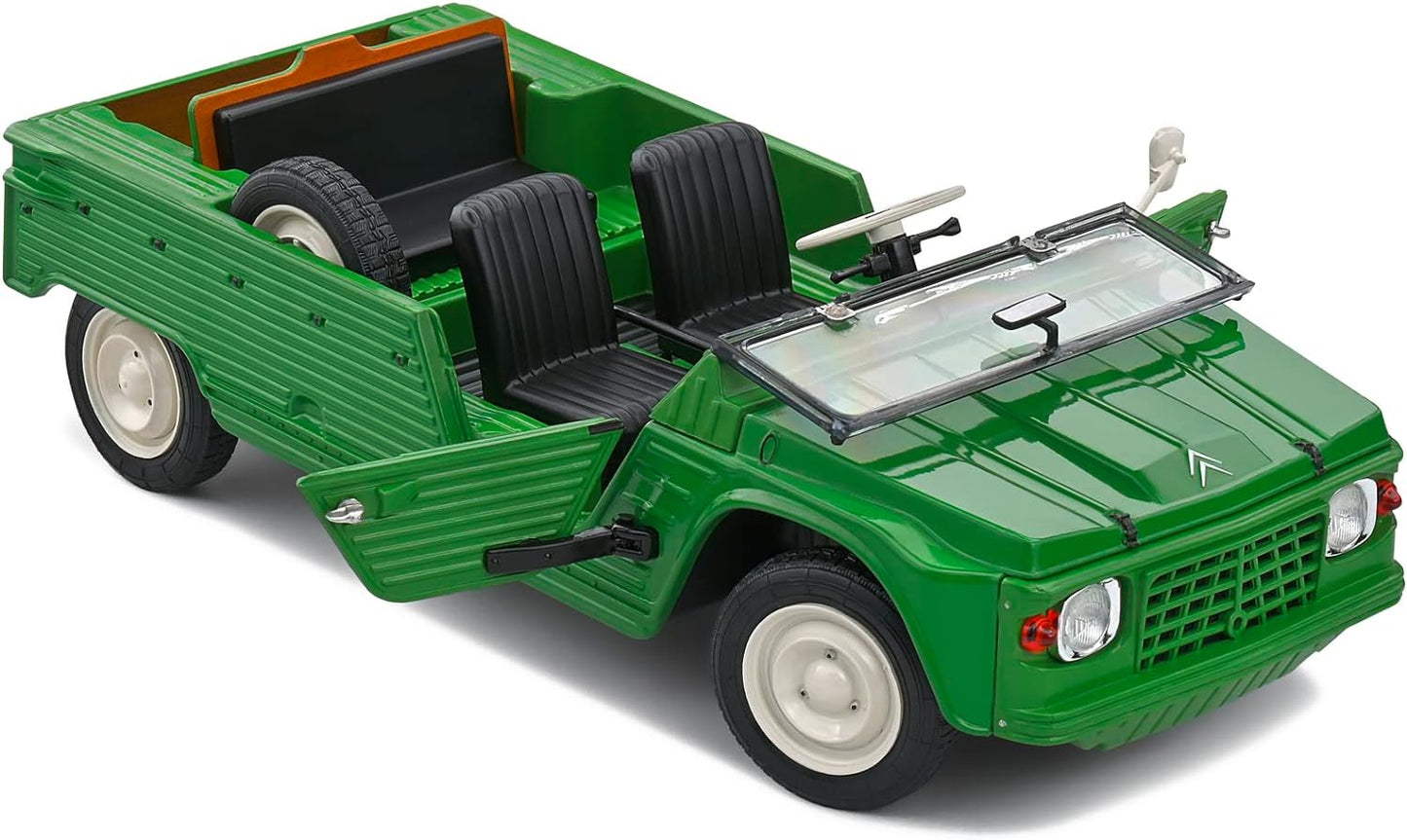 DH202 Voiture 1/18 SOLIDO : Citroën Mehari MK1 Verte 1969