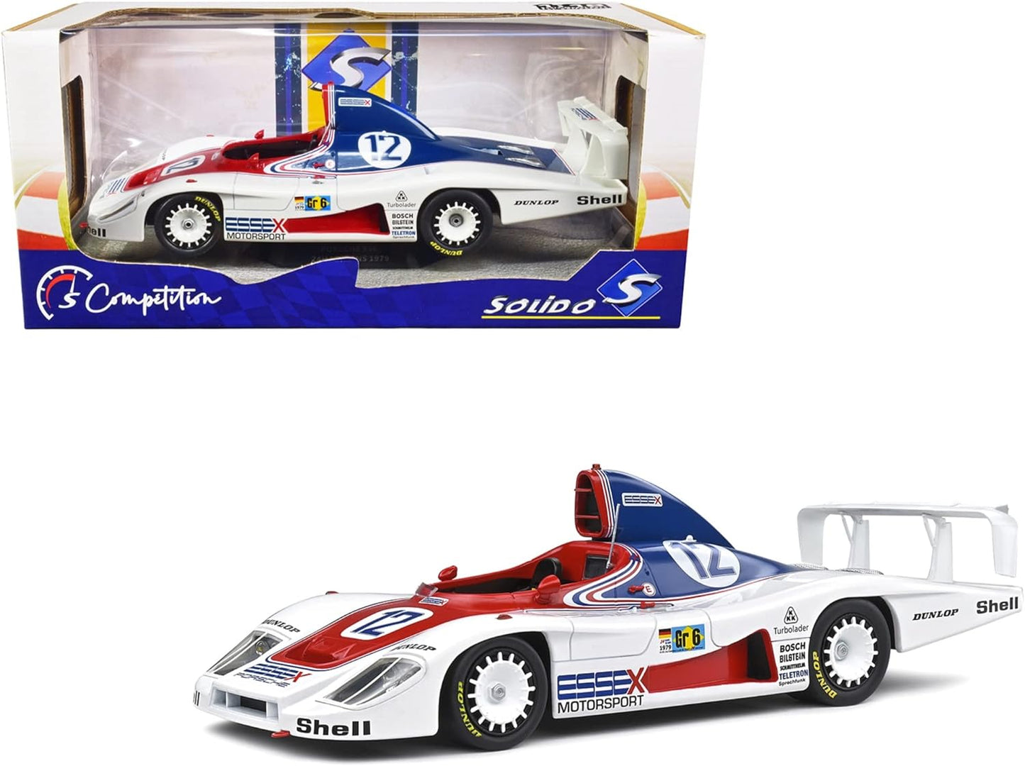 DH5604 Voiture 1/18 SOLIDO : Porsche 936 24H Le Mans 1979 #12