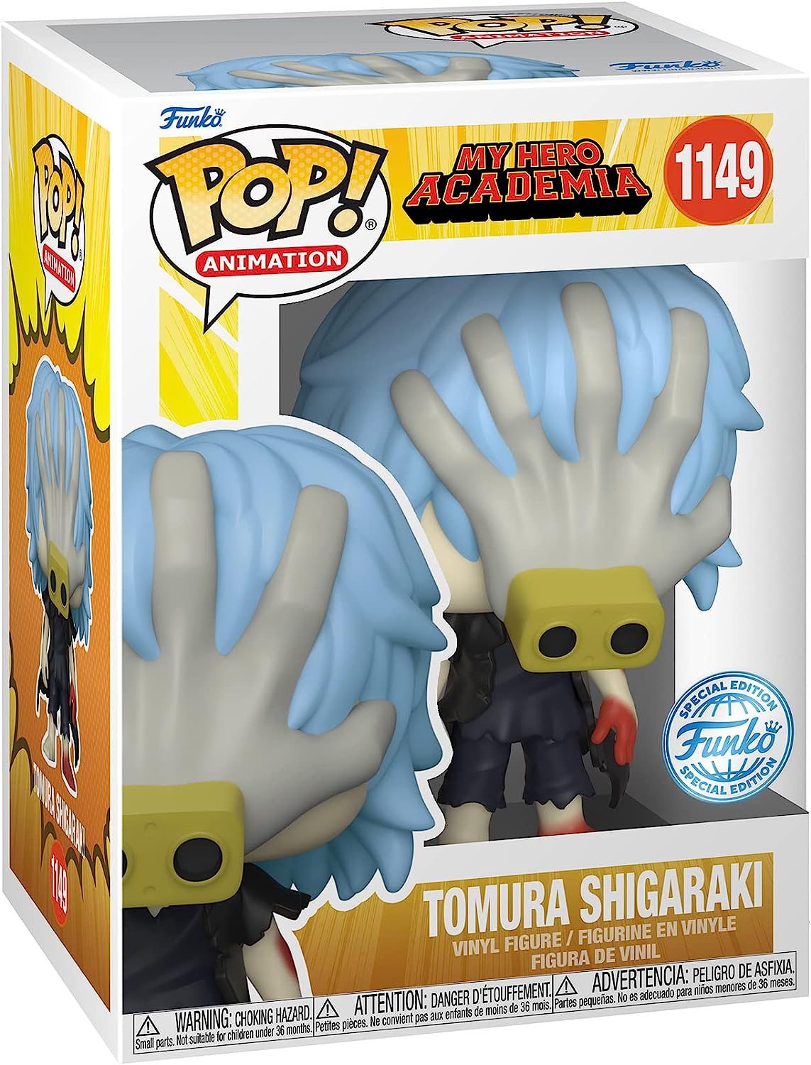 POP202 FUNKO POP My Hero Academia : Tomura Shigaraki #1149 Special Edition