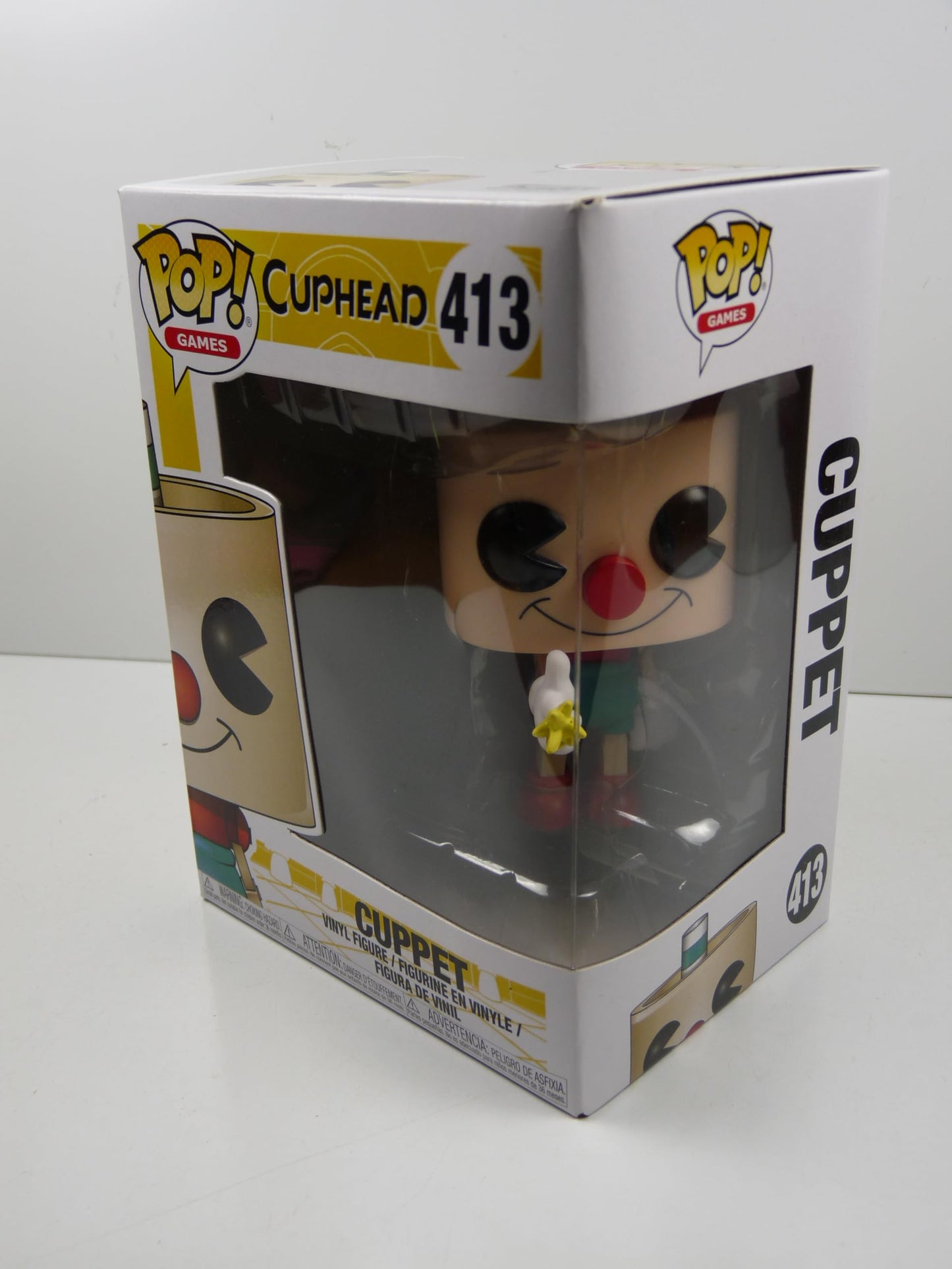Figurine FUNKO POP Cuphead : *OCCASION* Cuppet #413