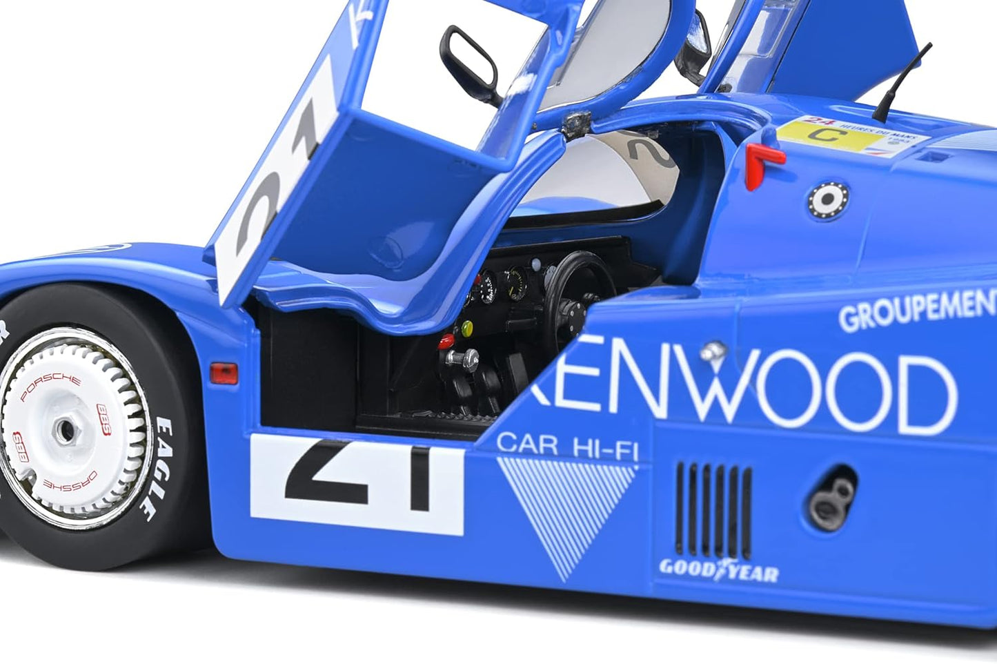 DH504 Voiture 1/18 SOLIDO : Porsche 956LH 24H Le Mans 1983 #21 Kenwood