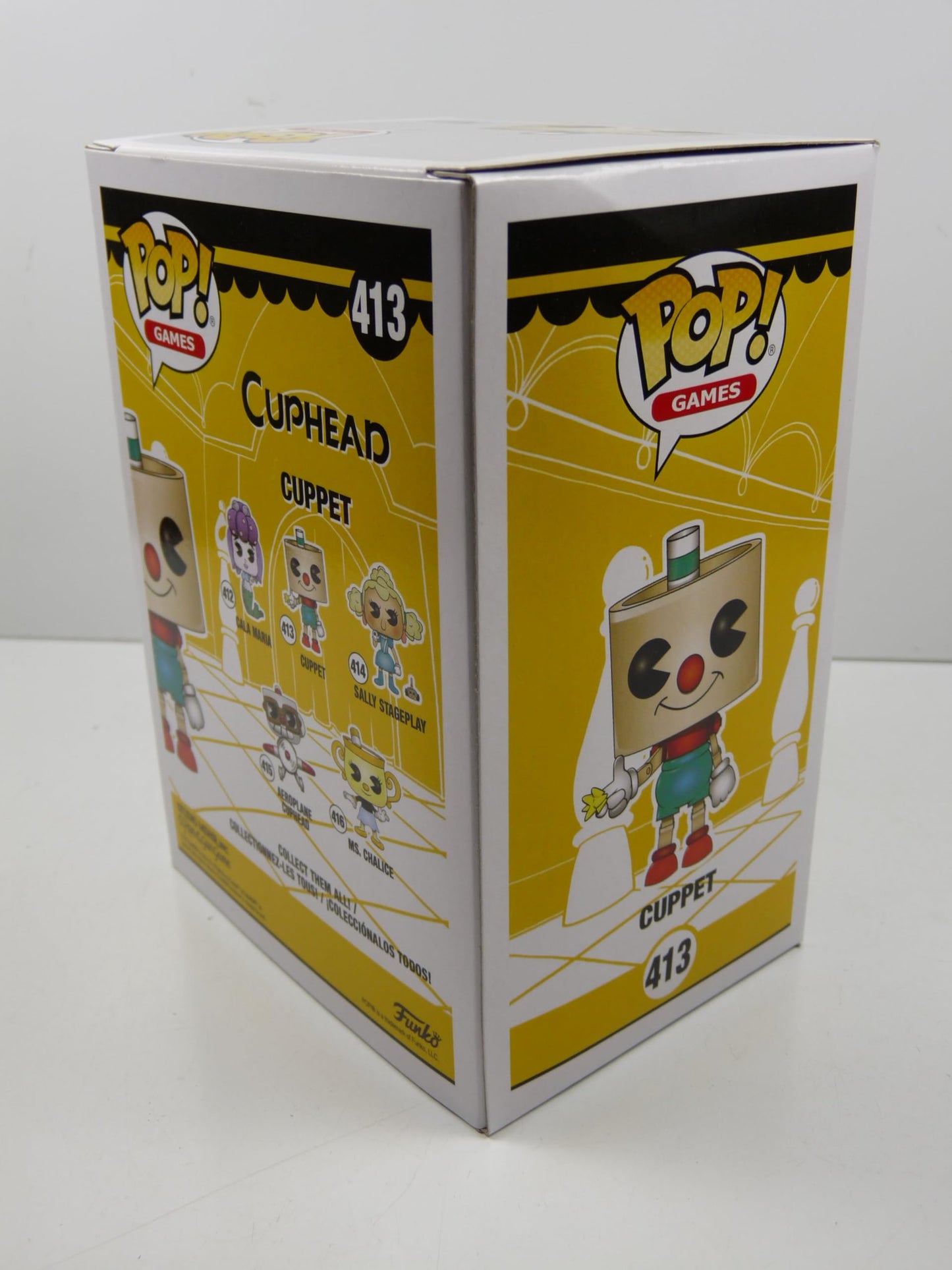 Figurine FUNKO POP Cuphead : *OCCASION* Cuppet #413
