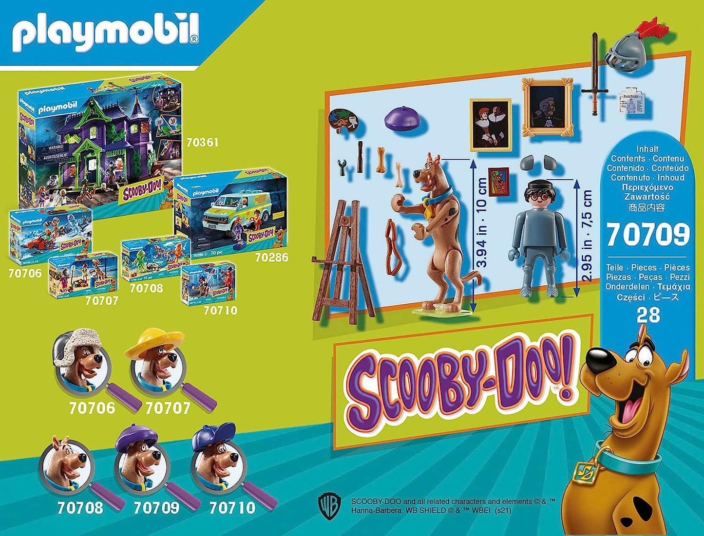 PLY16 PLAYMOBIL Scooby-Doo 70709 Black Knight