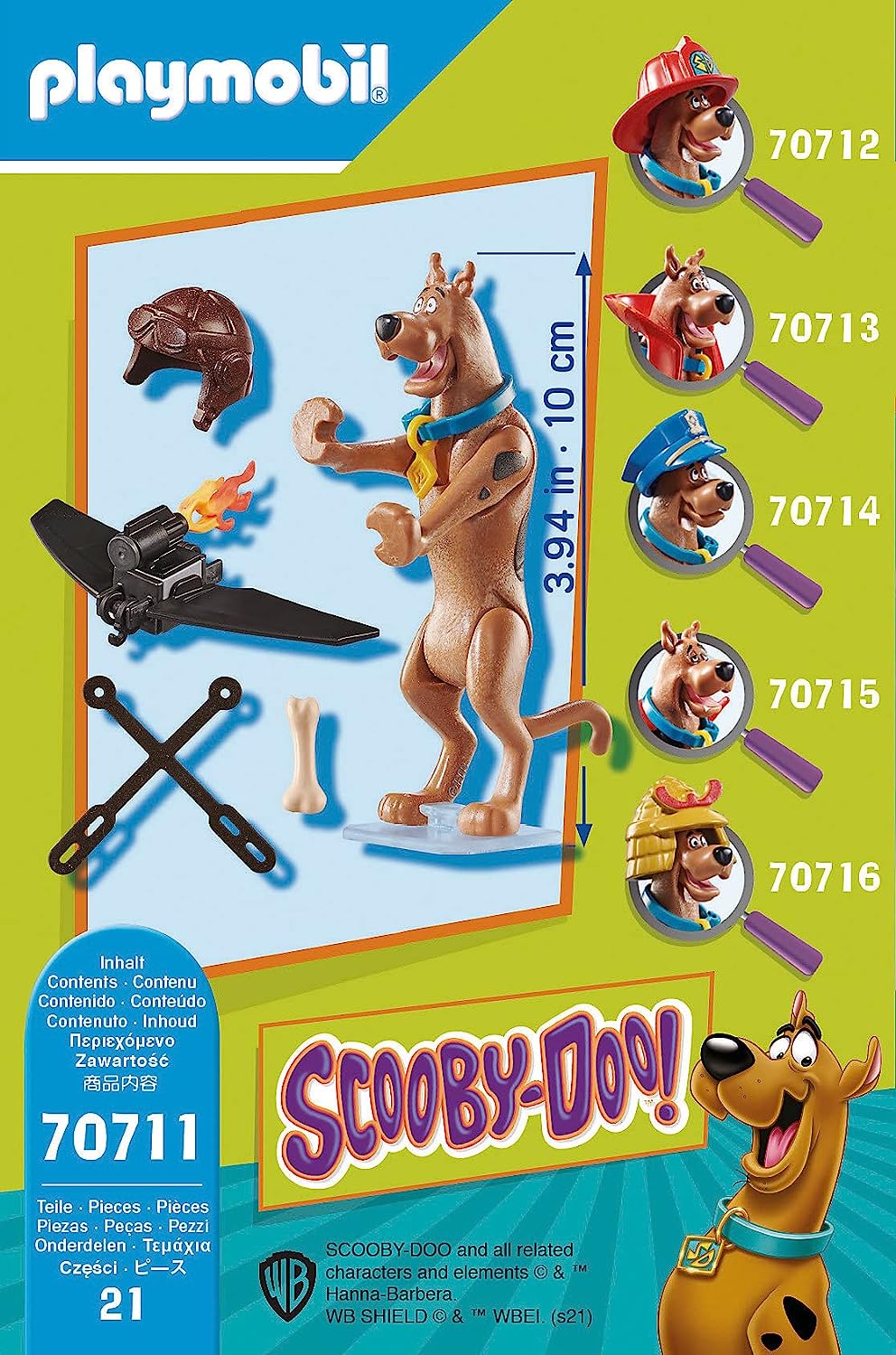 PLY17 PLAYMOBIL Scooby-Doo 70711 Pilote