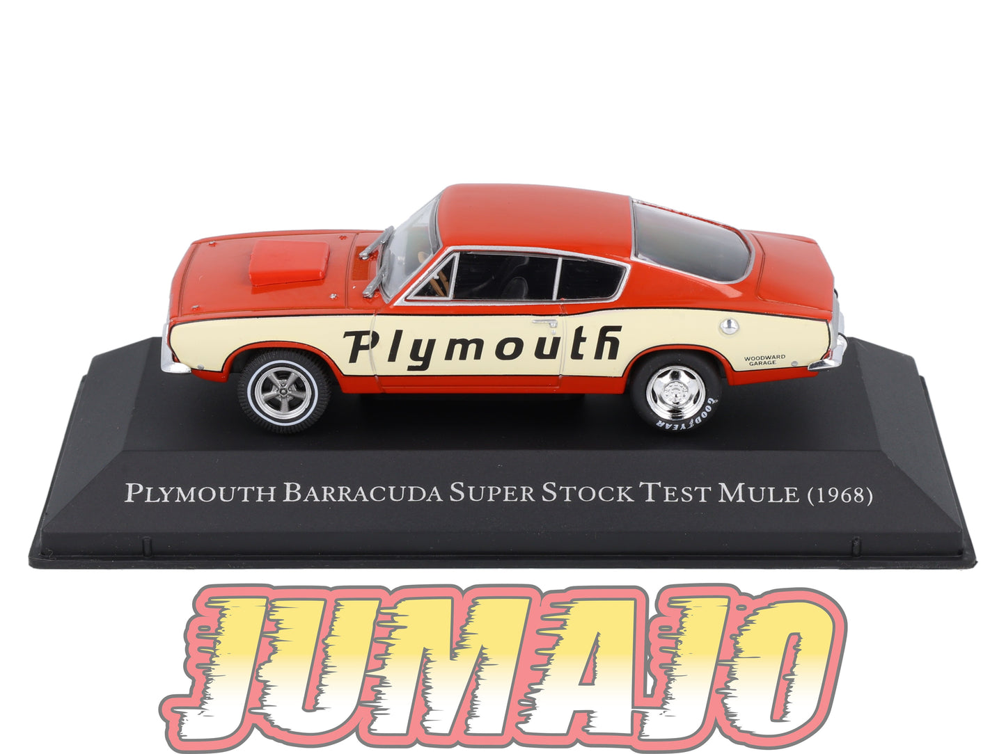 AC101 Voiture 1/43 IXO altaya Voitures américaines PLYMOUTH Barracuda Super Stock Test Mule 1968