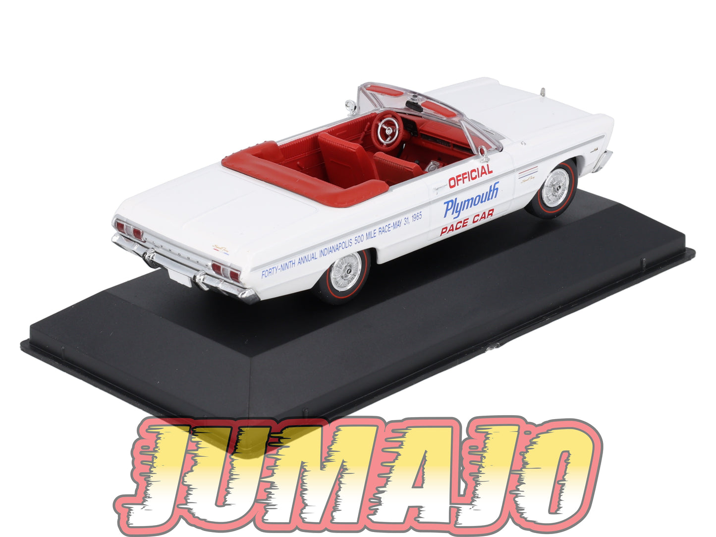 AC114 Voiture 1/43 IXO altaya Voitures américaines PLYMOUTH Sport Fury Indy 500 Cabriolet 1965