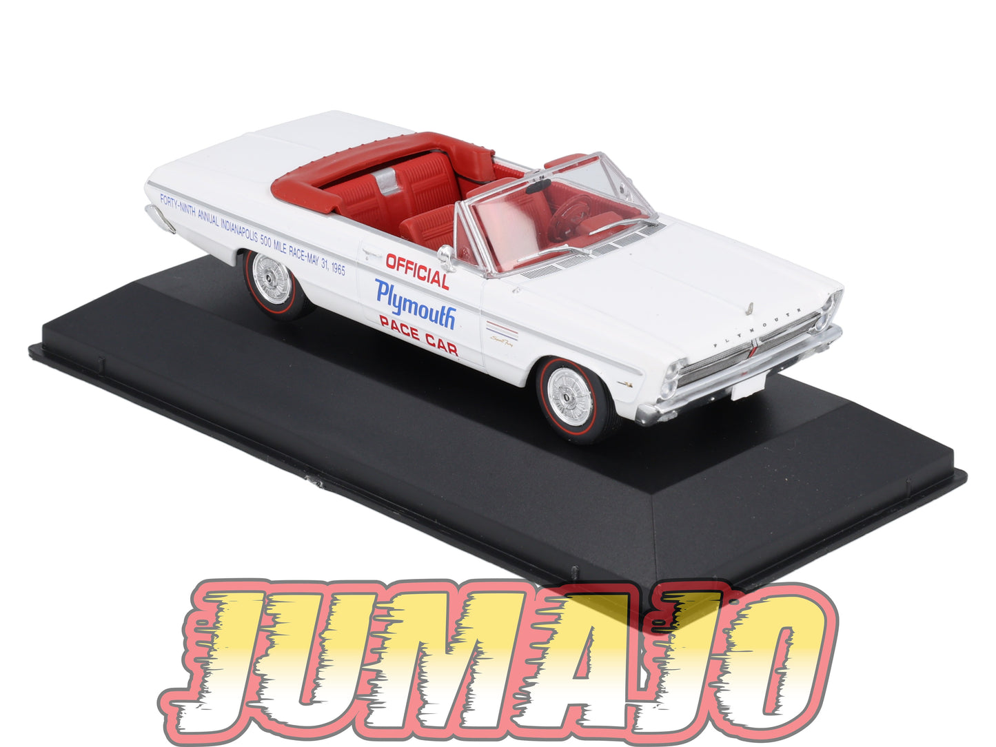 AC114 Voiture 1/43 IXO altaya Voitures américaines PLYMOUTH Sport Fury Indy 500 Cabriolet 1965