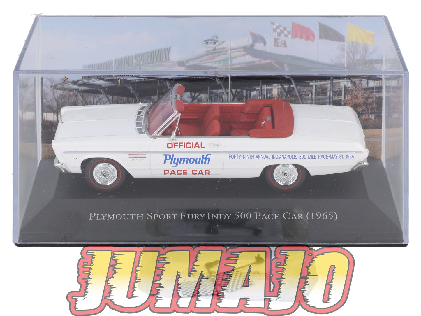AC114 Voiture 1/43 IXO altaya Voitures américaines PLYMOUTH Sport Fury Indy 500 Cabriolet 1965