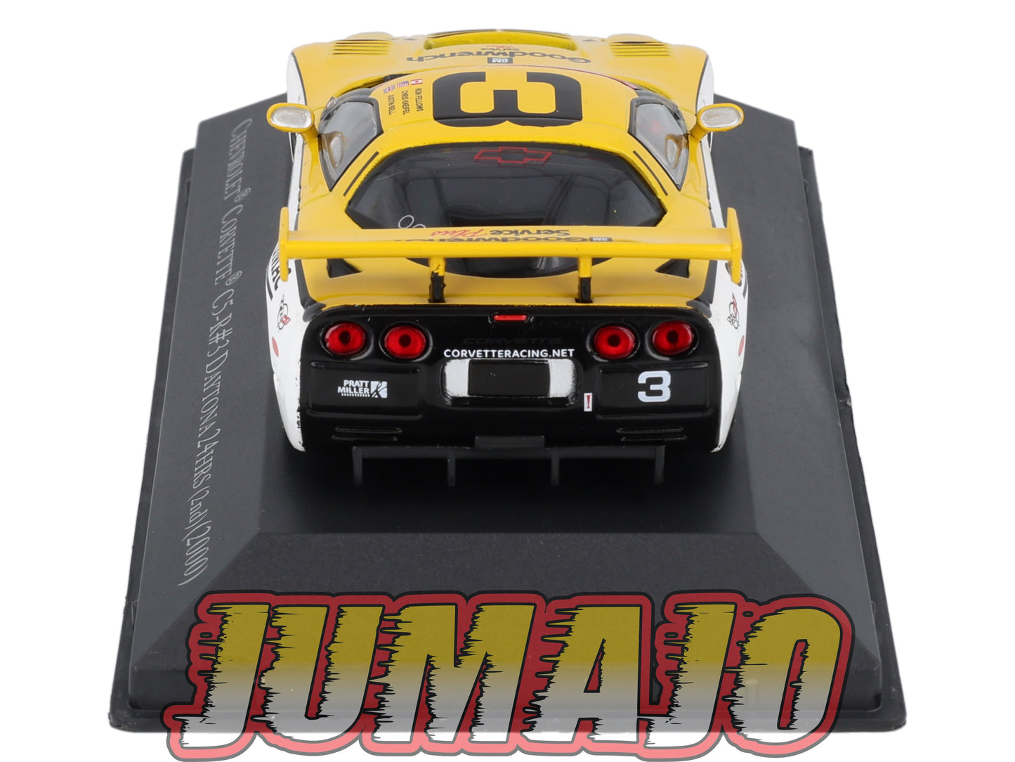 AC119 Voiture 1/43 IXO altaya Voitures américaines CHEVROLET Corvette C5-R #3 24HRS 2nd 2000