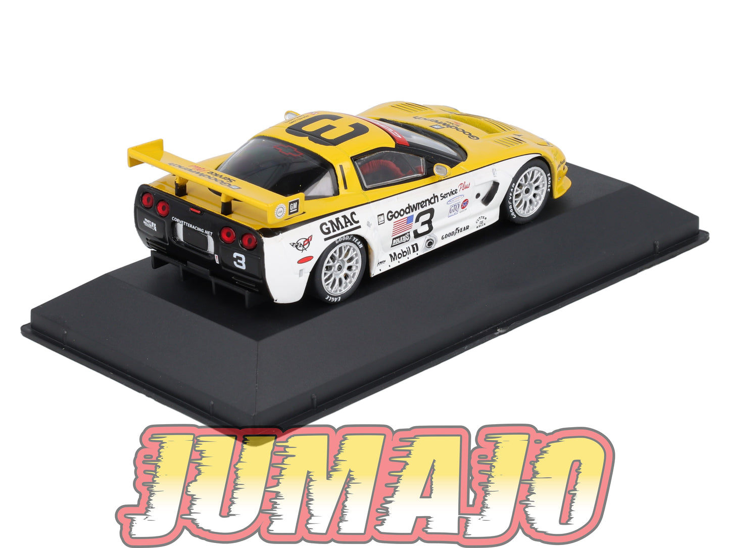 AC119 Voiture 1/43 IXO altaya Voitures américaines CHEVROLET Corvette C5-R #3 24HRS 2nd 2000