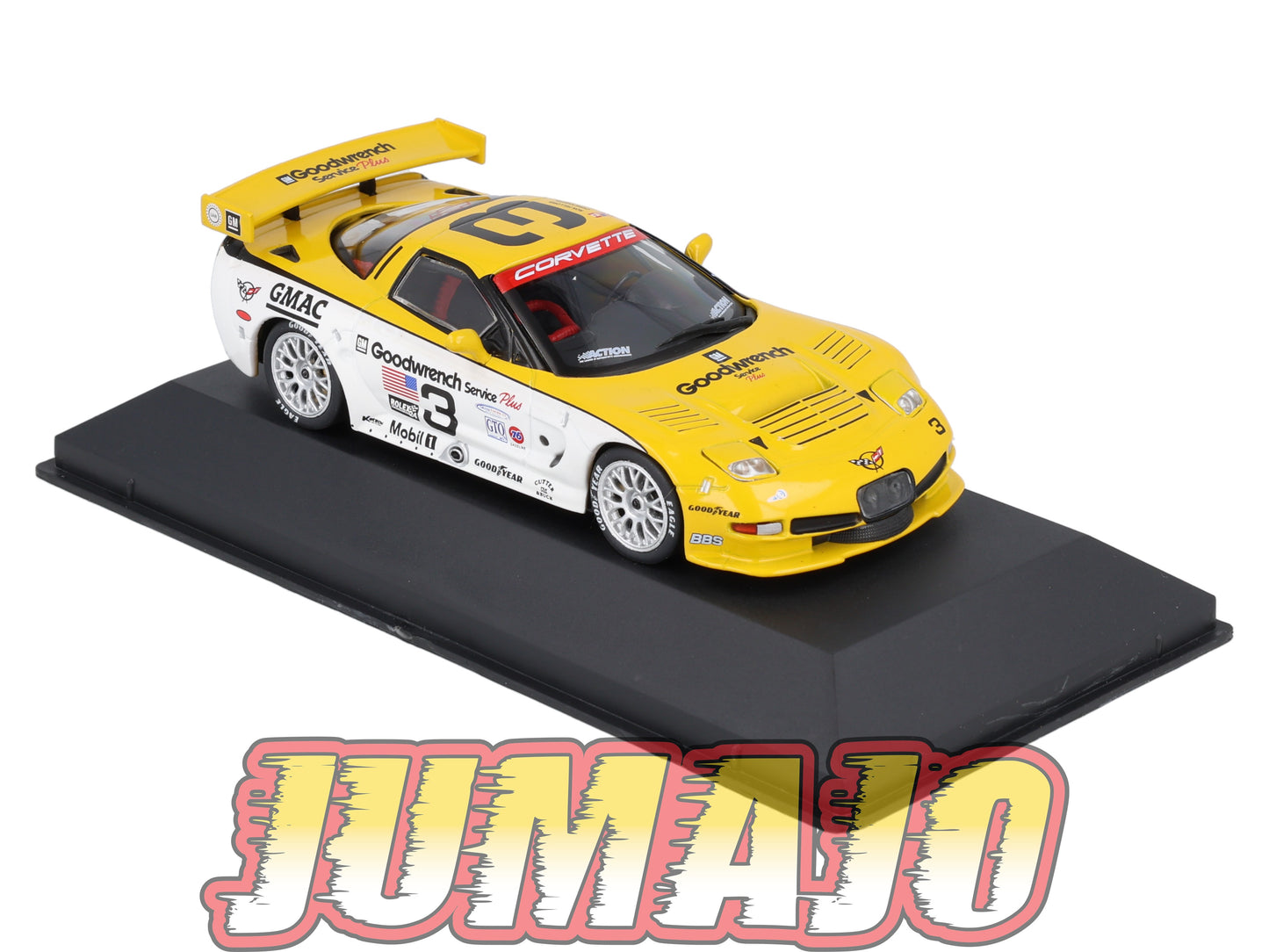 AC119 Voiture 1/43 IXO altaya Voitures américaines CHEVROLET Corvette C5-R #3 24HRS 2nd 2000