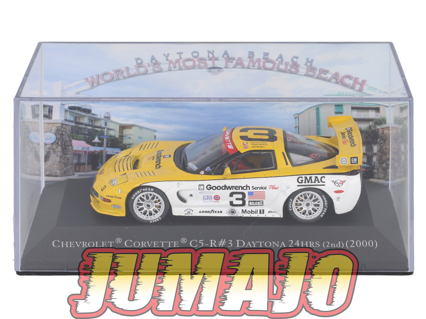AC119 Voiture 1/43 IXO altaya Voitures américaines CHEVROLET Corvette C5-R #3 24HRS 2nd 2000