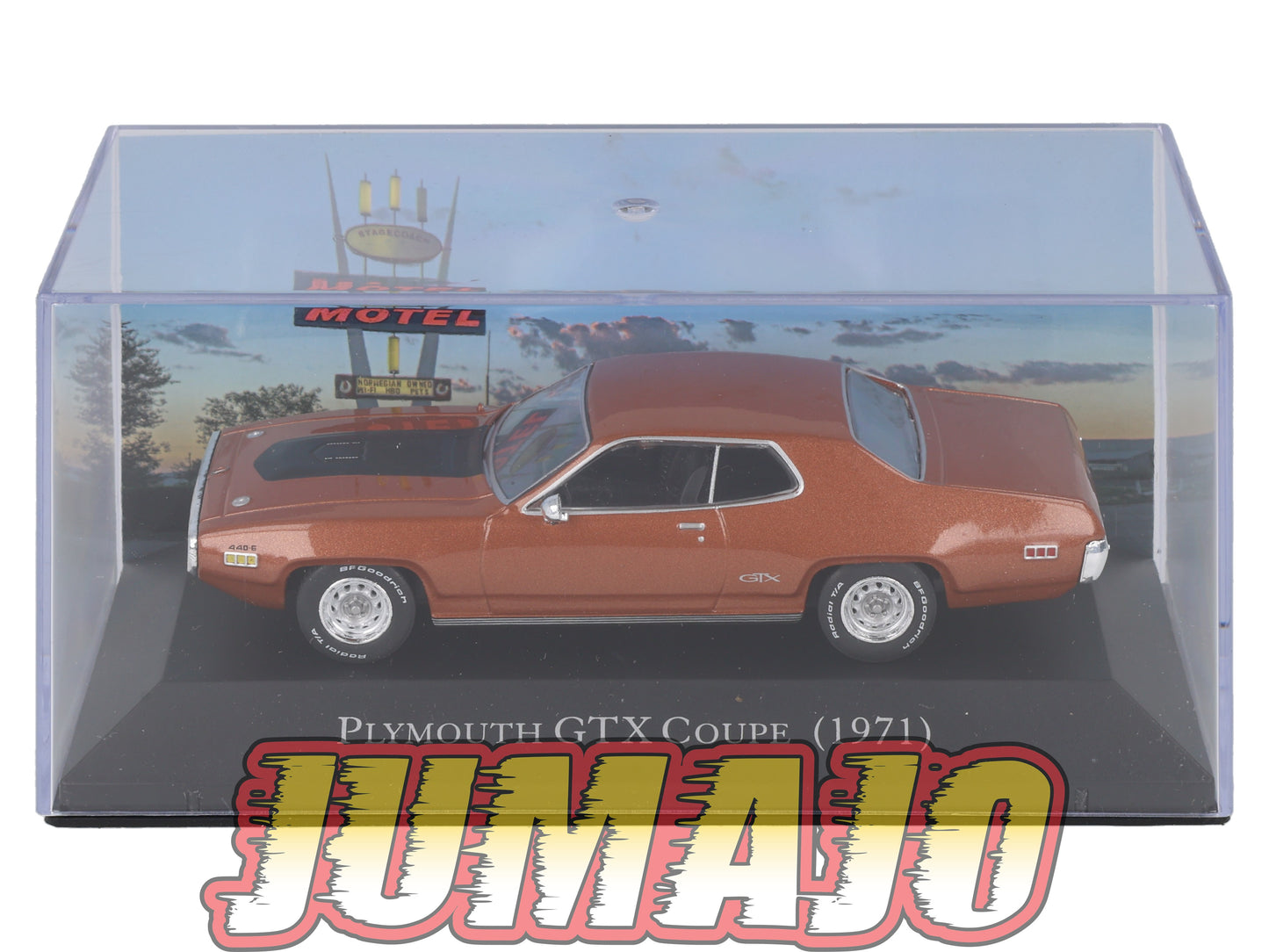 AC55 Voiture 1/43 IXO altaya américaines PLYMOUTH GTX Coupe 1971