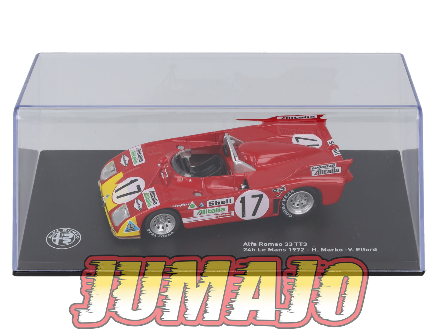 ALF1 Voiture 1/43 IXO Centauria ALFA ROMEO 33 TT3 24H Le Mans 1972 H. Marko
