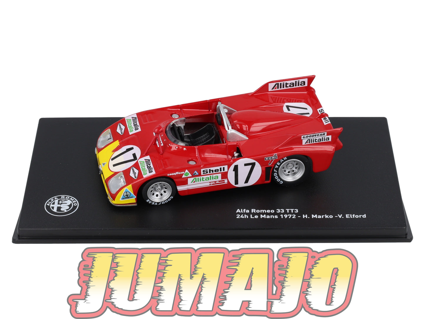 ALF1 Voiture 1/43 IXO Centauria ALFA ROMEO 33 TT3 24H Le Mans 1972 H. Marko
