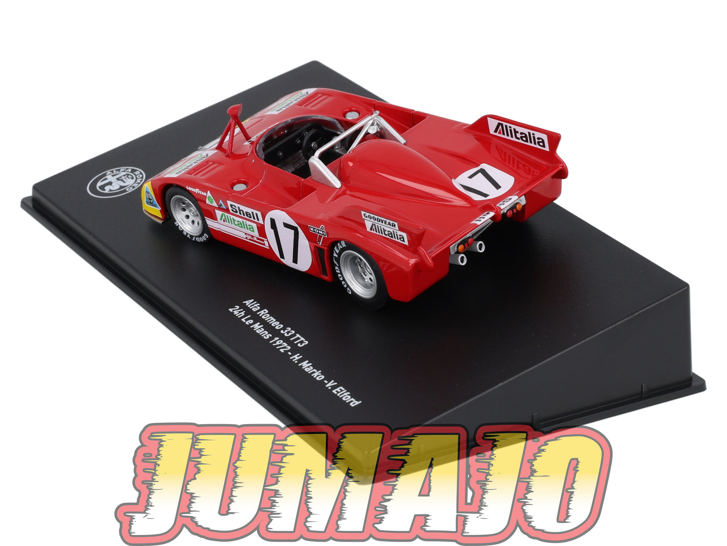 ALF1 Voiture 1/43 IXO Centauria ALFA ROMEO 33 TT3 24H Le Mans 1972 H. Marko