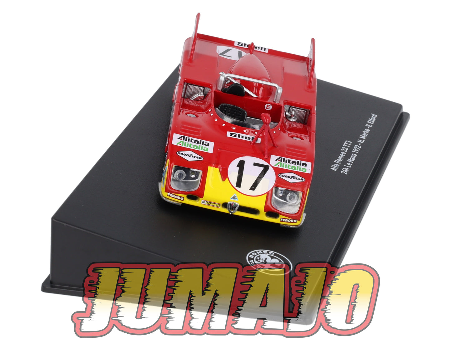 ALF1 Voiture 1/43 IXO Centauria ALFA ROMEO 33 TT3 24H Le Mans 1972 H. Marko