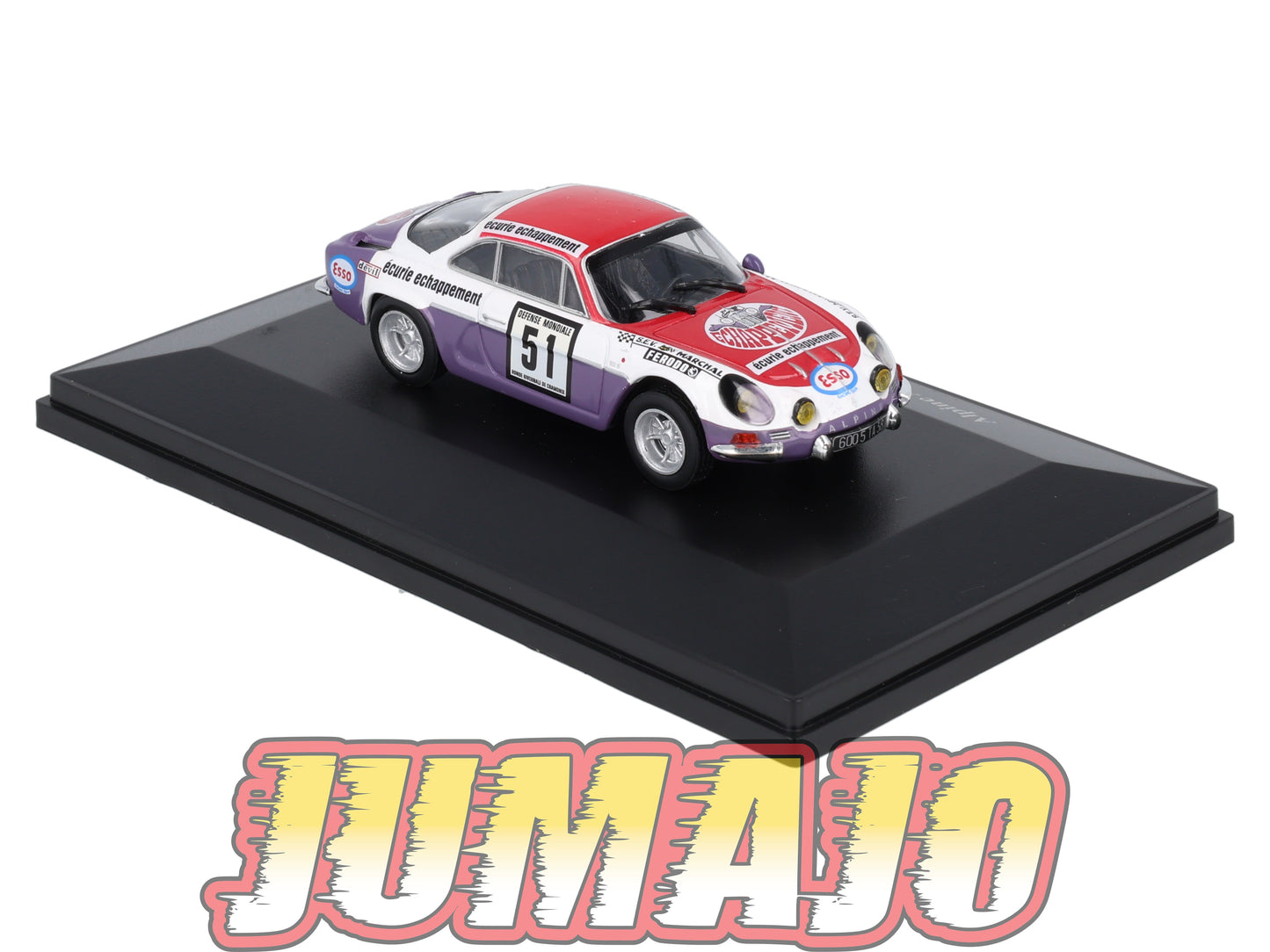ALP15 Voiture 1/43 Eligor RENAULT Alpine 110 1600 S Version Echappement #51