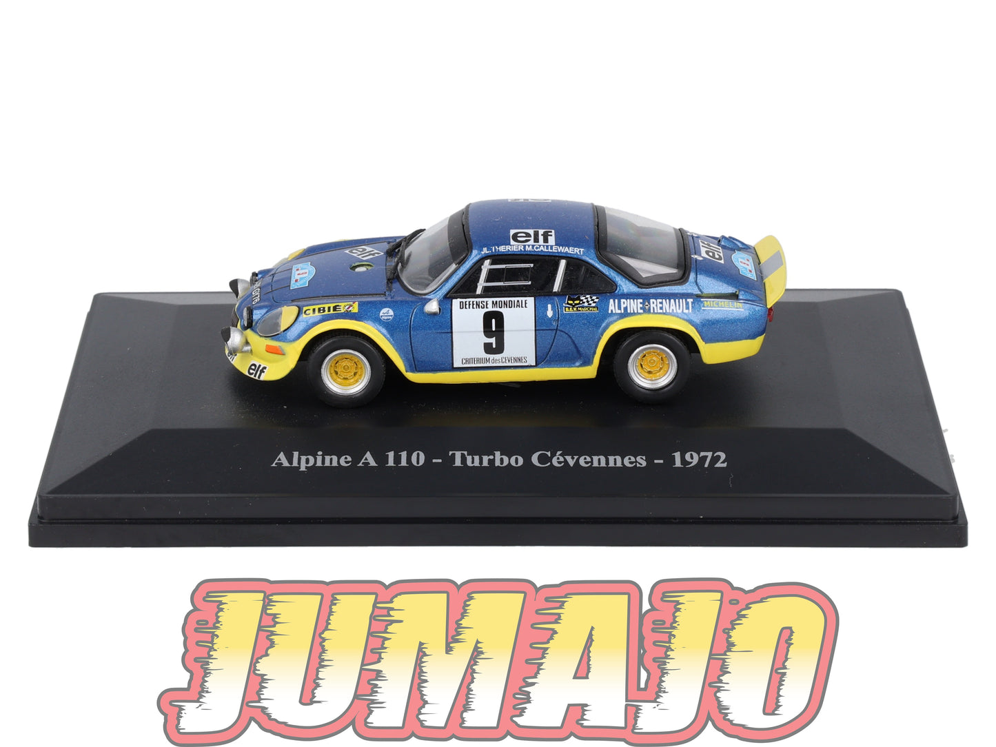 ALP35 Voiture 1/43 Eligor RENAULT Alpine A 110 Turbo Cévennes 1972 #9