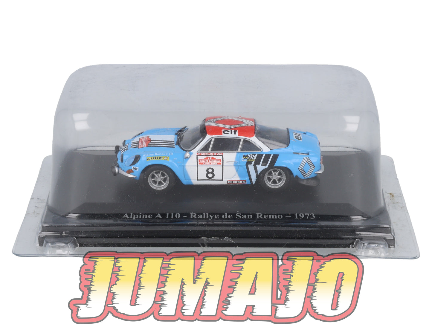 ALP67 Voiture 1/43 Eligor RENAULT Alpine A 110 #8 JP Nicolas 1973