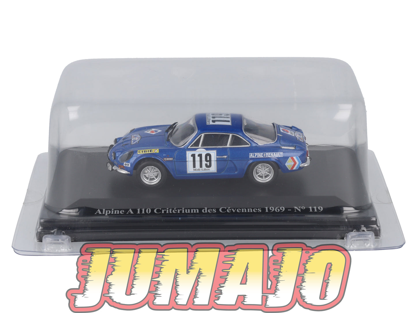ALP71 Voiture 1/43 Eligor RENAULT Alpine A 110 Critérium des Céyennes 1969 #119