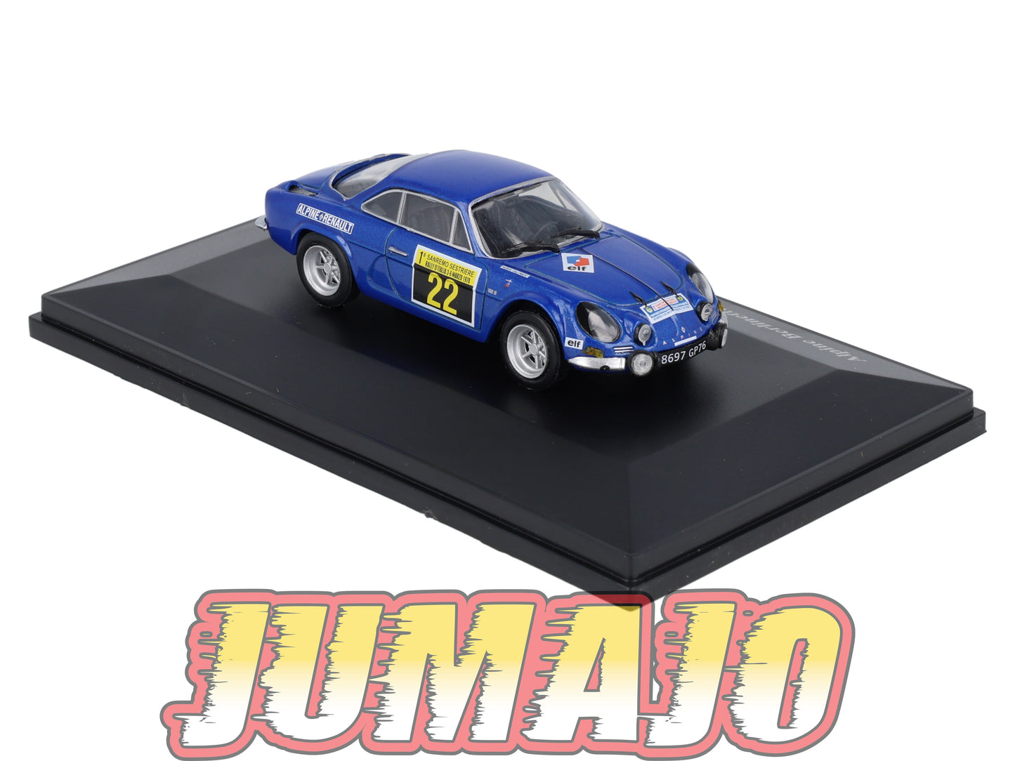 ALP73 Voiture 1/43 Eligor RENAULT Alpine Berlinette A 110 Italie San Remo #22 1970