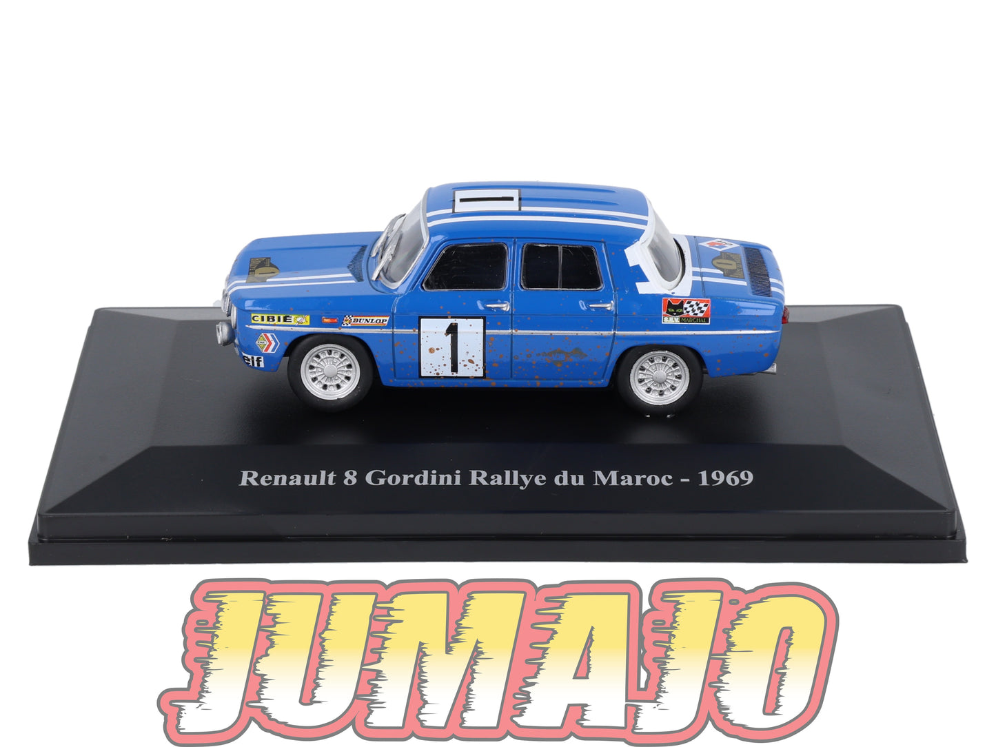 ALP74 Voiture 1/43 Eligor RENAULT 8 Gordini Rallye du Maroc #1 1969